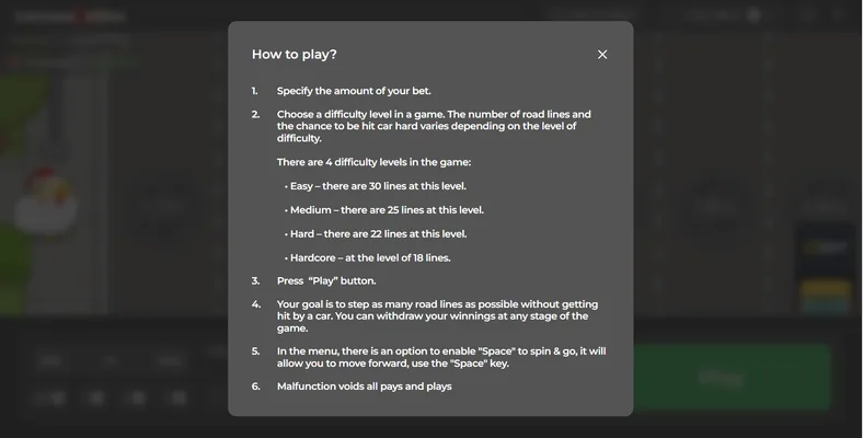 play chicken road game online